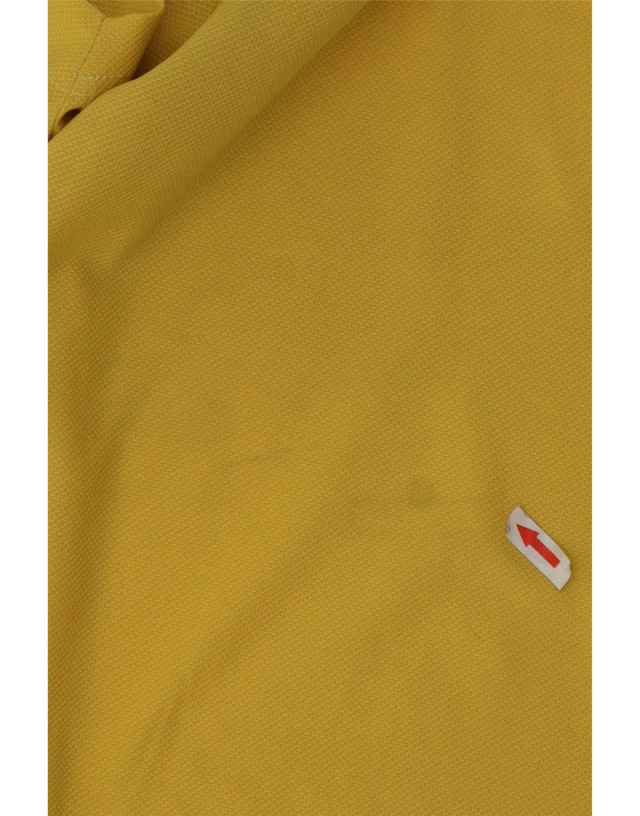 AUSTRALIAN L'ALPINA Herren-Poloshirt aus mittelgelbem Polyester