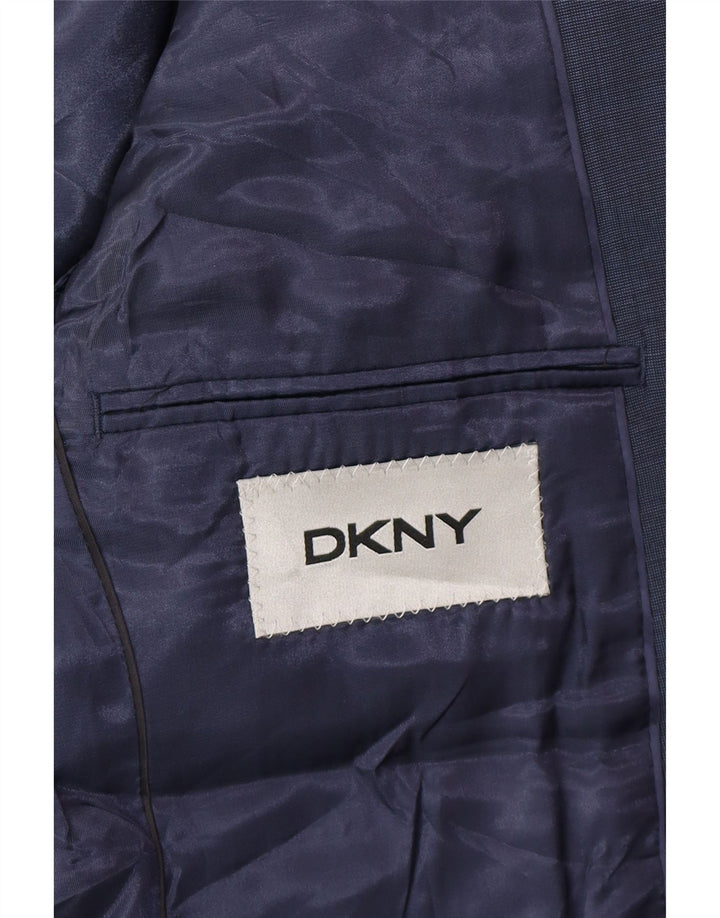Dkny Herren-Blazer mit 2 Knöpfen, Größe UK 38, mittleres Marineblau