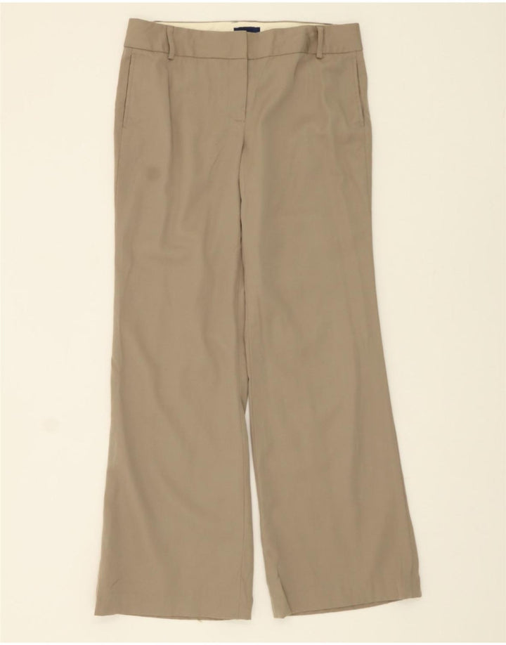 J. CREW Womens Bootcut Chino Trousers US 8 Medium W32 L32 Beige Wool Vintage J. Crew and Second-Hand J. Crew from Messina Hembry 