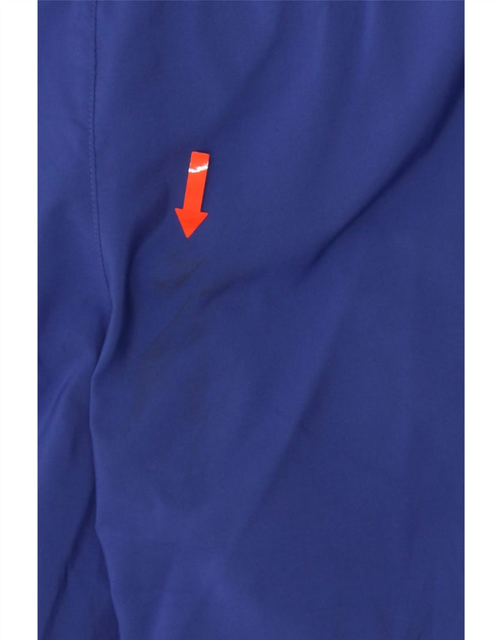 NIKE Damen Dri Fit Sport Shorts UK 12 Mittelblaues Polyester