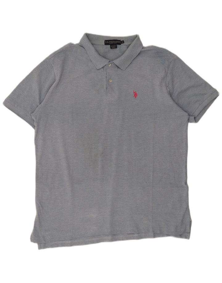 U.S. Polo Assn. Herrenhemd XL aus blauer Baumwolle