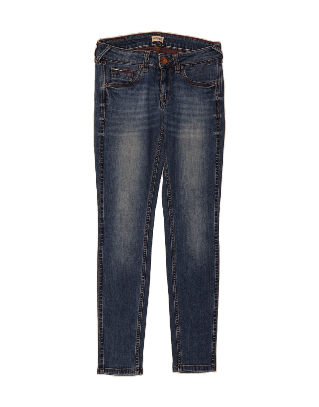 TOMMY HILFIGER Womens Skinny Jeans W28 L30 Blue Vintage Tommy Hilfiger and Second-Hand Tommy Hilfiger from Messina Hembry 