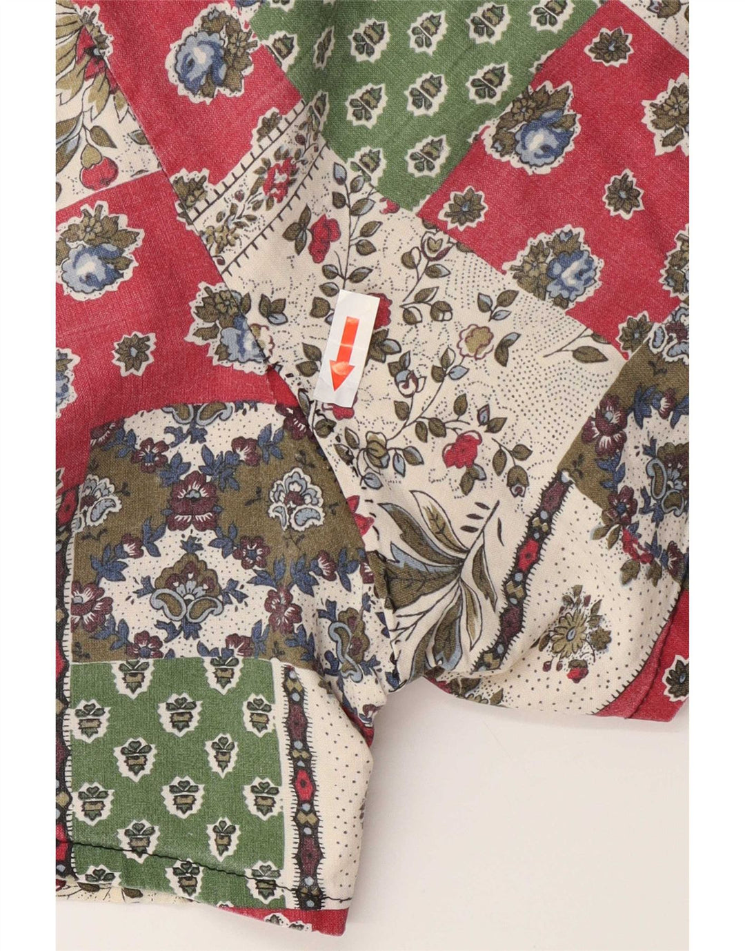 Vintage Damen Shorts UK 14 Medium W30 Mehrfarbiges Patchwork
