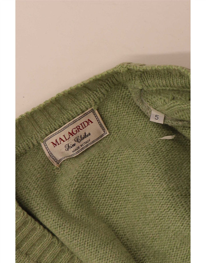 Malagrida Herren Strickjacke Mittelgrün