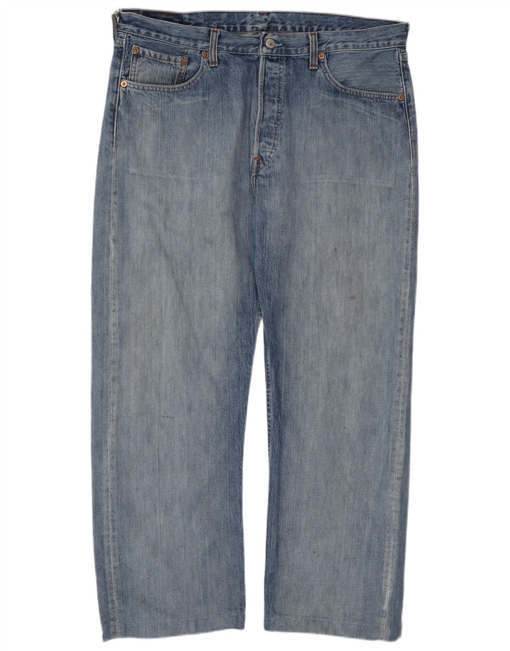 Levi's Herren 501 Straight Jeans W38 L27 Blau