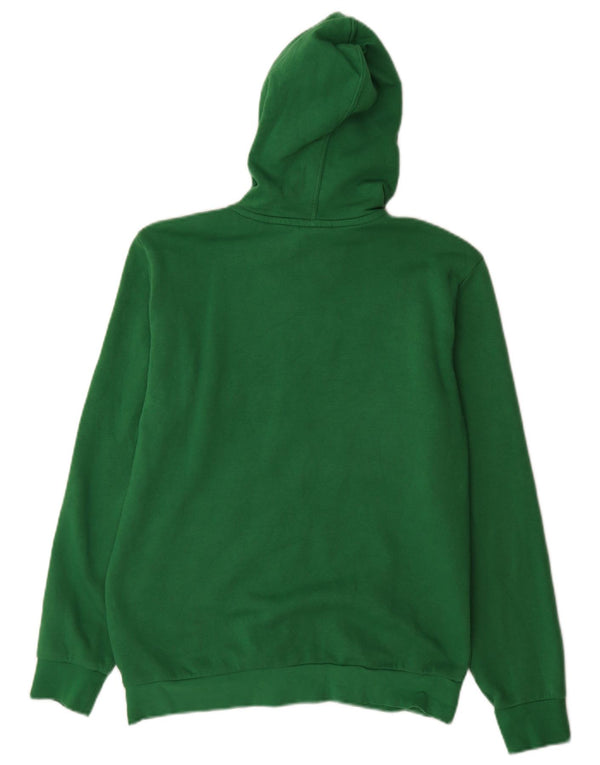Champion Jungen-Kapuzenpullover mit grafischem Reißverschluss, 13–14 Jahre, XL, grüne Baumwolle