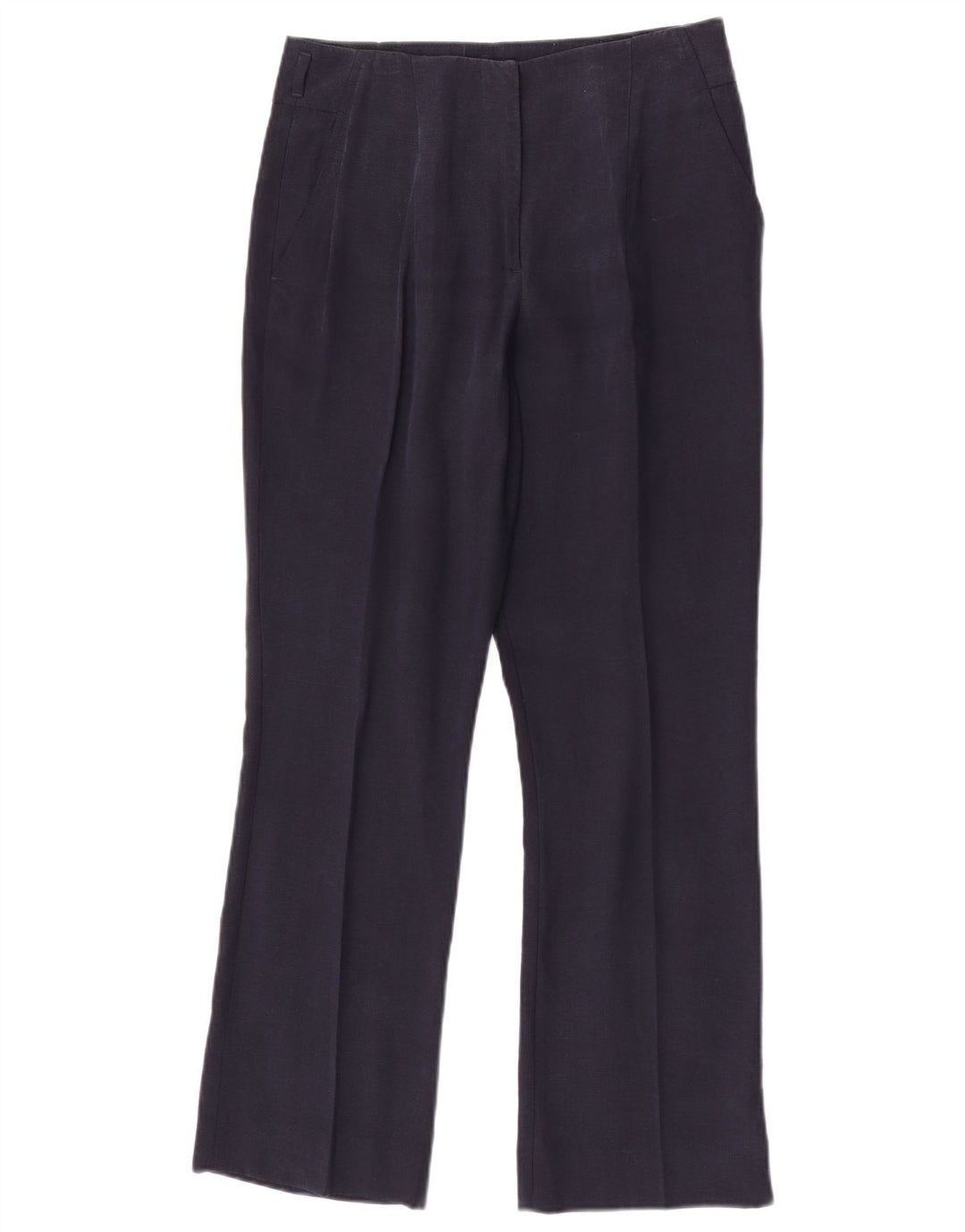 Gerade Chino-Hose für Damen von Zara, Größe M, W28, L28, Marineblau