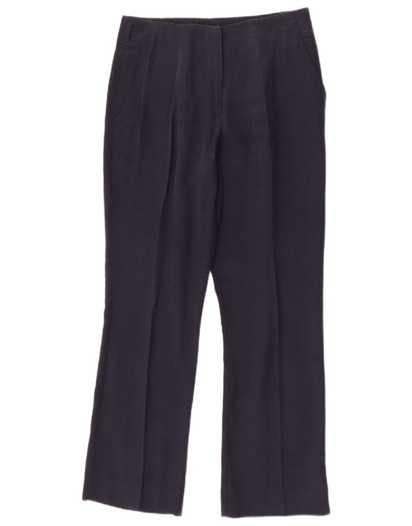 Gerade Chino-Hose für Damen von Zara, Größe M, W28, L28, Marineblau