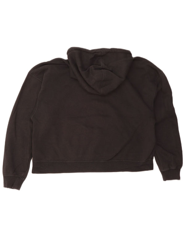 Jordan Damen-Pullover mit übergroßem Kapuzenpullover, Gr. 10, Größe S, Schwarz, Baumwolle