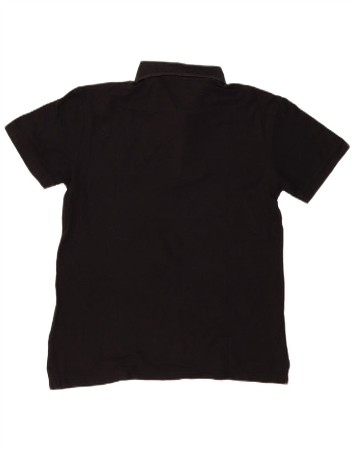 Calvin Klein Herren Poloshirt Small Schwarz Baumwolle