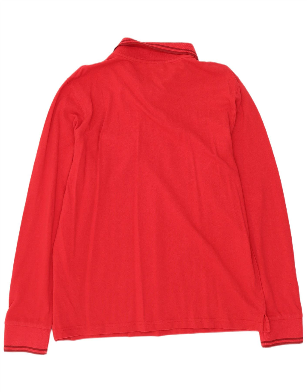 LOTTO Herren-Langarm-Poloshirt, Größe L, Rot