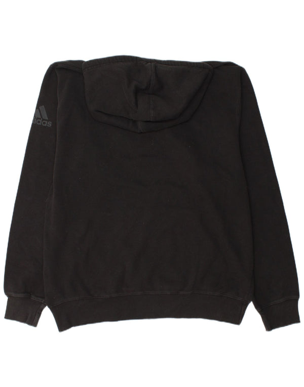 ADIDAS Herren Graphic Hoodie Pullover 2XL Schwarz Baumwolle