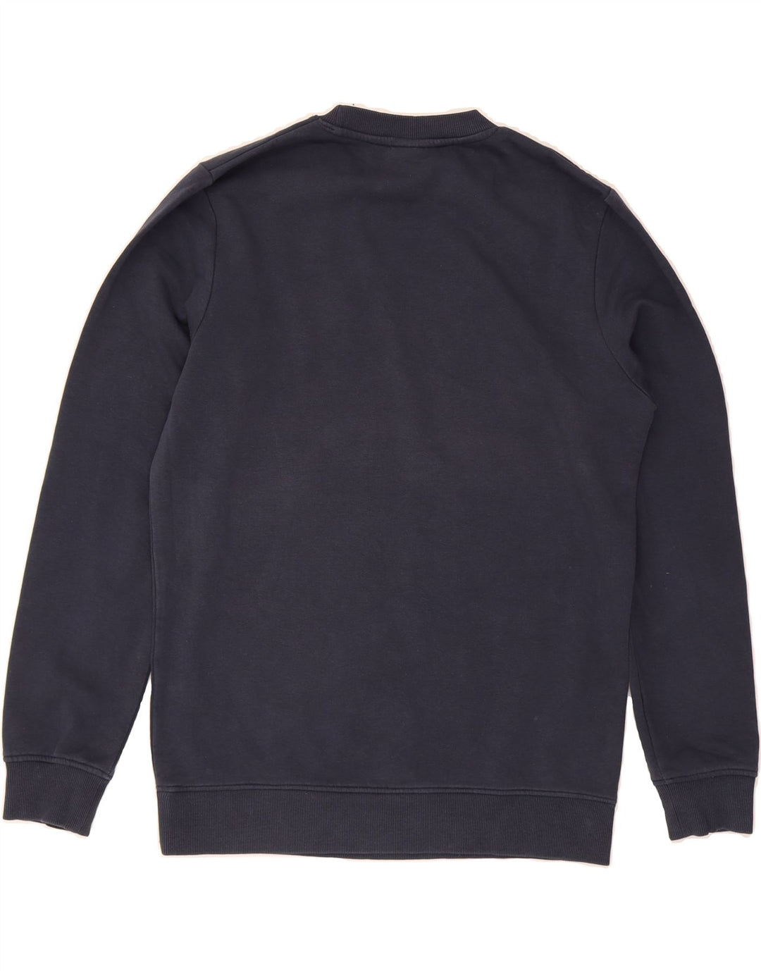 JACK & JONES Mens Originals Graphic Sweatshirt Jumper Medium Navy Blue Vintage Jack & Jones and Second-Hand Jack & Jones from Messina Hembry 