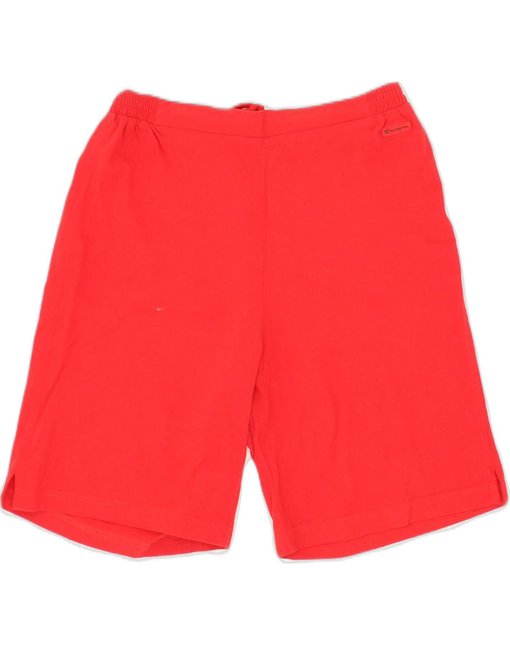 CHAMPION Womens Sport Shorts Medium Orange Cotton | Vintage Champion | Thrift | Second-Hand Champion | Used Clothing | Messina Hembry 