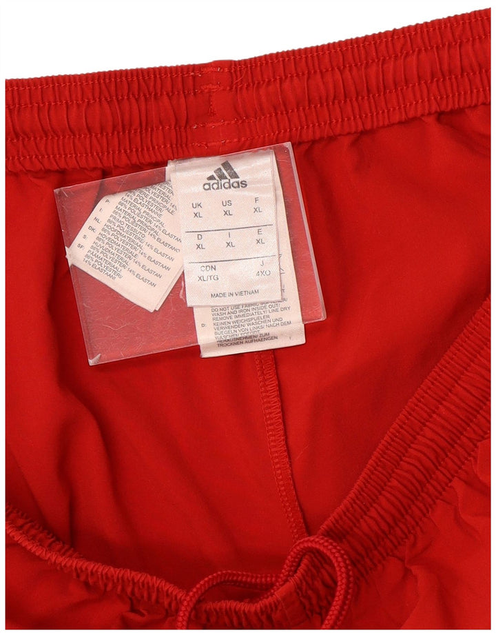 Adidas Herren Sport Shorts XL Rot Polyester