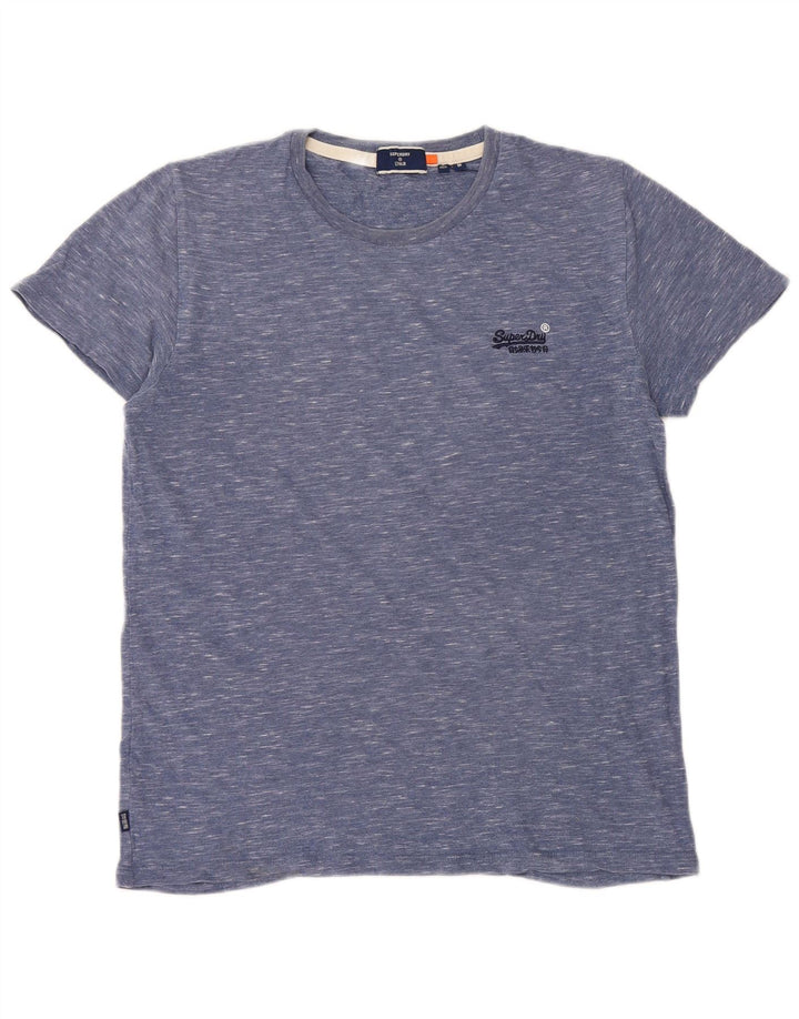Superdry Herren T-Shirt Top Mittelblau meliert
