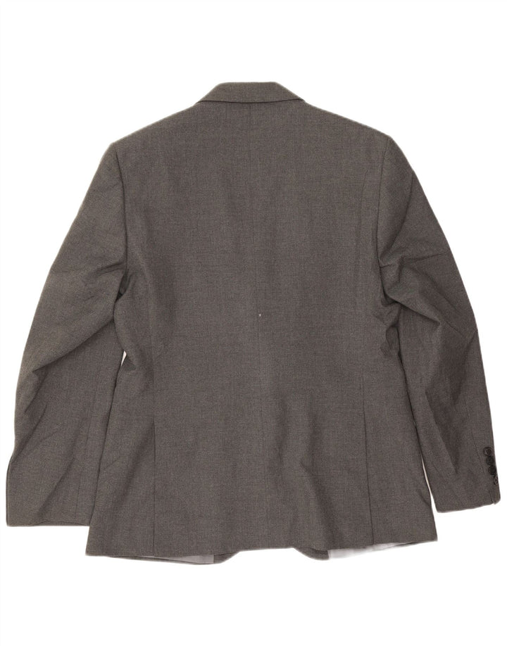 Marks & Spencer Herren-Blazer mit 2 Knöpfen, reguläre Passform, UK 38, Mittelgrau