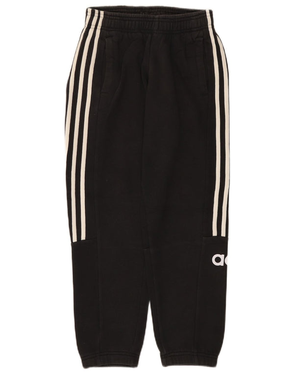 Adidas Jungen Trainingshose mit Grafik, Jogger, 9–10 Jahre, schwarze Baumwolle