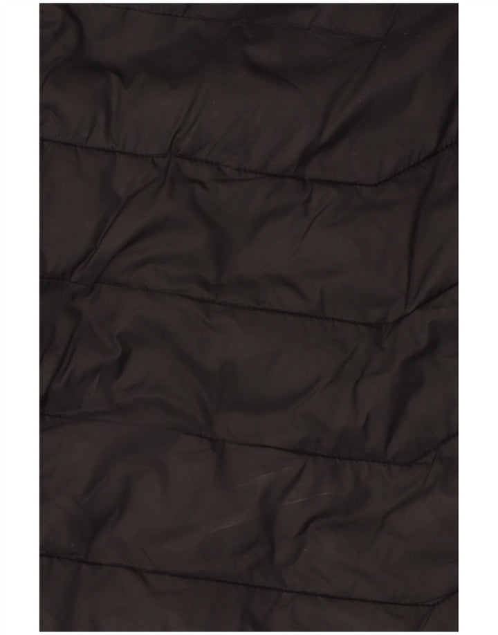ZARA Herren-Jacke mit Kapuze, gepolstert, Größe 36, Schwarz