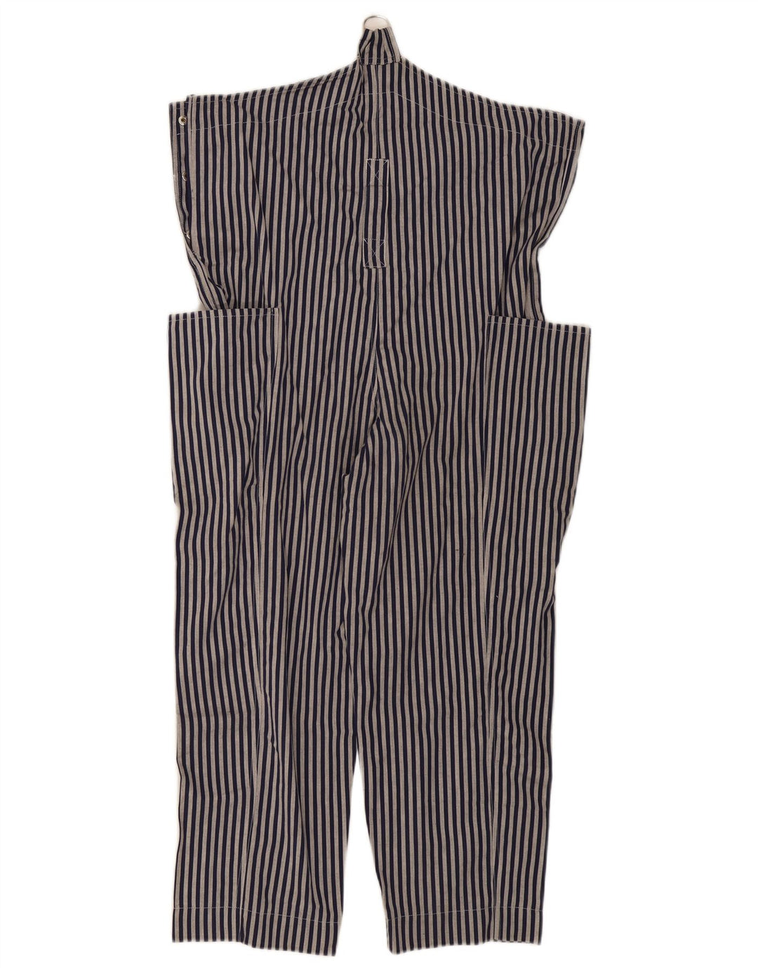 Mouche Damen Overall IT 42 Mittelblauer Nadelstreifen