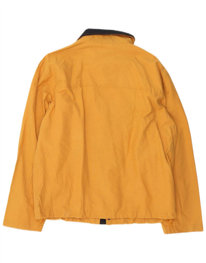 Vintage Herren Regenjacke UK 42 XL Gelbes Nylon
