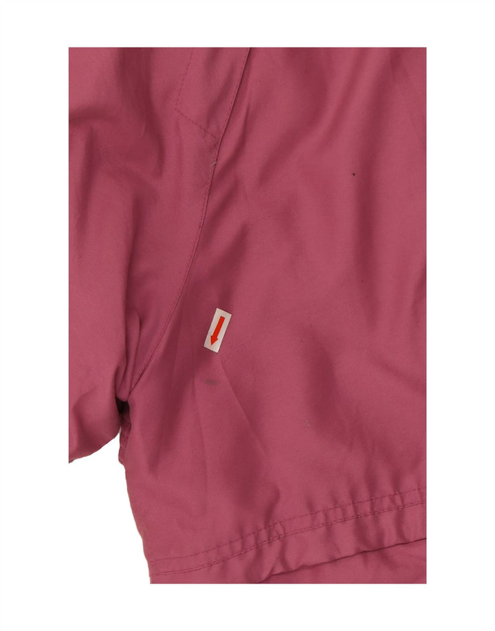 VINTAGE Womens Windbreaker Jacket UK 18 XL Pink Polyester Vintage Vintage and Second-Hand Vintage from Messina Hembry 