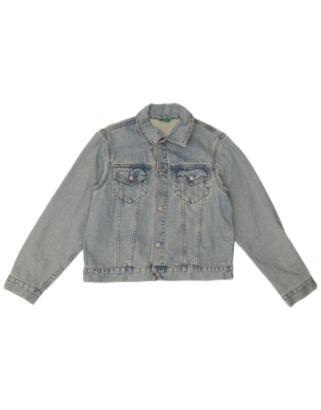Benetton Jeansjacke für Mädchen, 11–12 Jahre, Blau