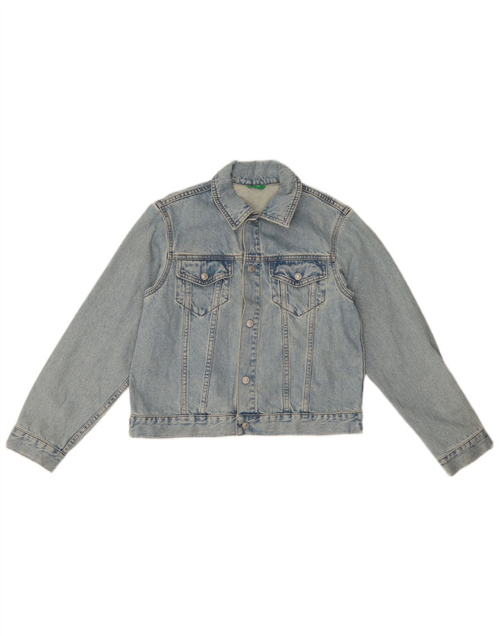 Benetton Jeansjacke für Mädchen, 11–12 Jahre, Blau