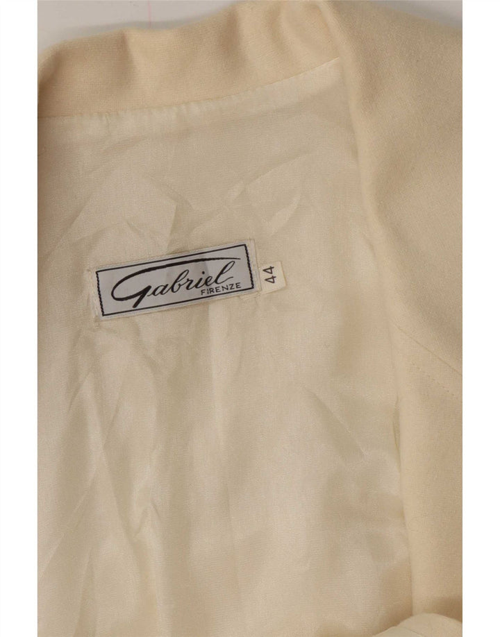 Gabriel Zweireihiger Damen-Blazer IT 44 Medium Off White