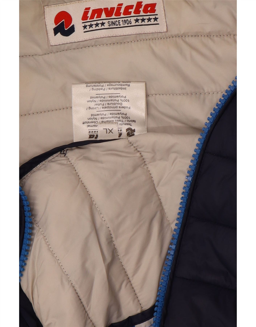 Invicta Damen Wattierte Jacke UK 18 XL Marineblau Polyamid
