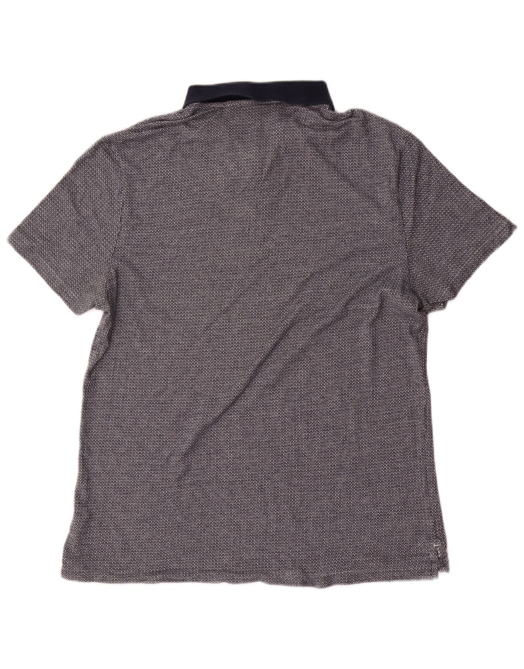 Calvin Klein Herren-Kurzarm-Poloshirt, mittleres Marineblau meliert