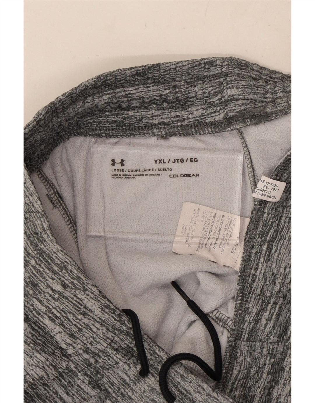 UNDER ARMOUR Jungen Cold Gear Trainingshose Jogger 13–14 Jahre XL Grau