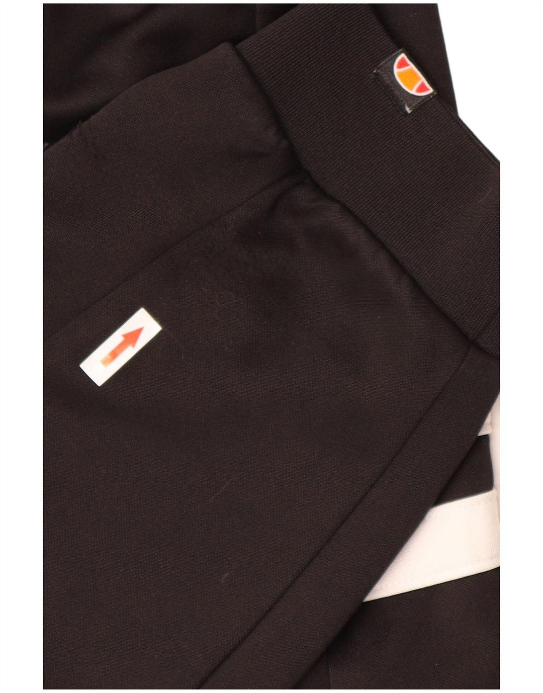 ELLESSE Herren-Trainingshose, Jogginghose, Größe S, Schwarz, Farbblock-Polyester