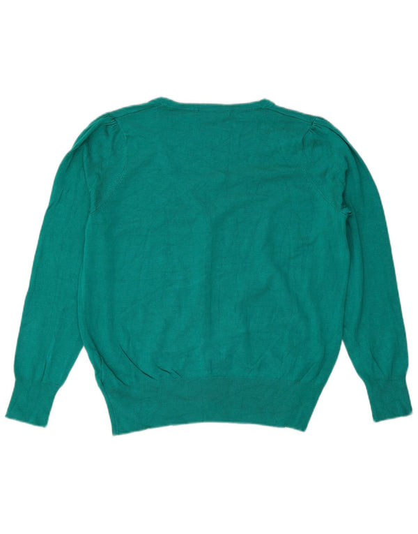 Marks & Spencer Damen Strickjacke UK 18 XL Grüne Viskose