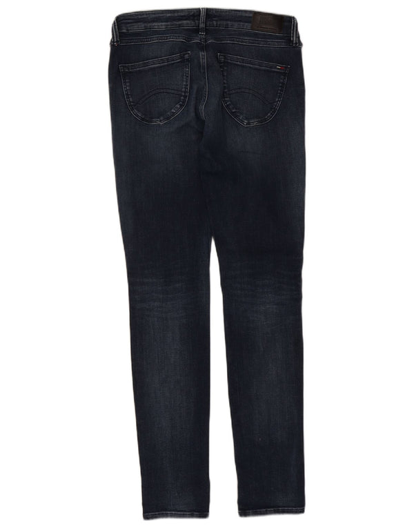 Tommy Hilfiger Damen Skinny Jeans W30 L32 Marineblau Baumwolle