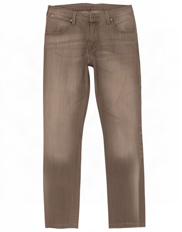 Levi's Herren Straight Jeans W29 L32 Graue Baumwolle