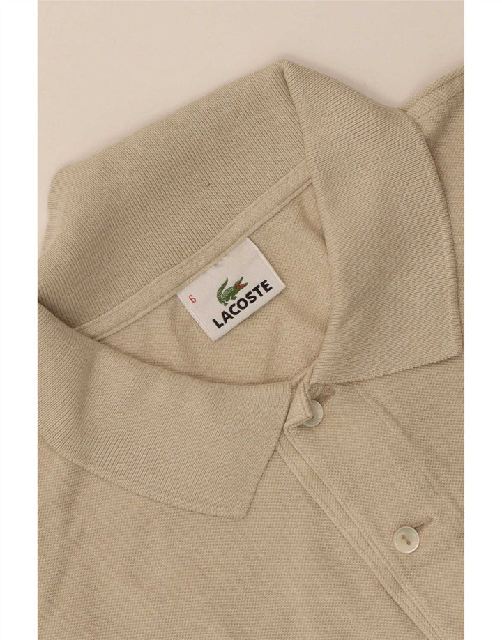 Lacoste Herren Poloshirt Größe 6 XL Beige