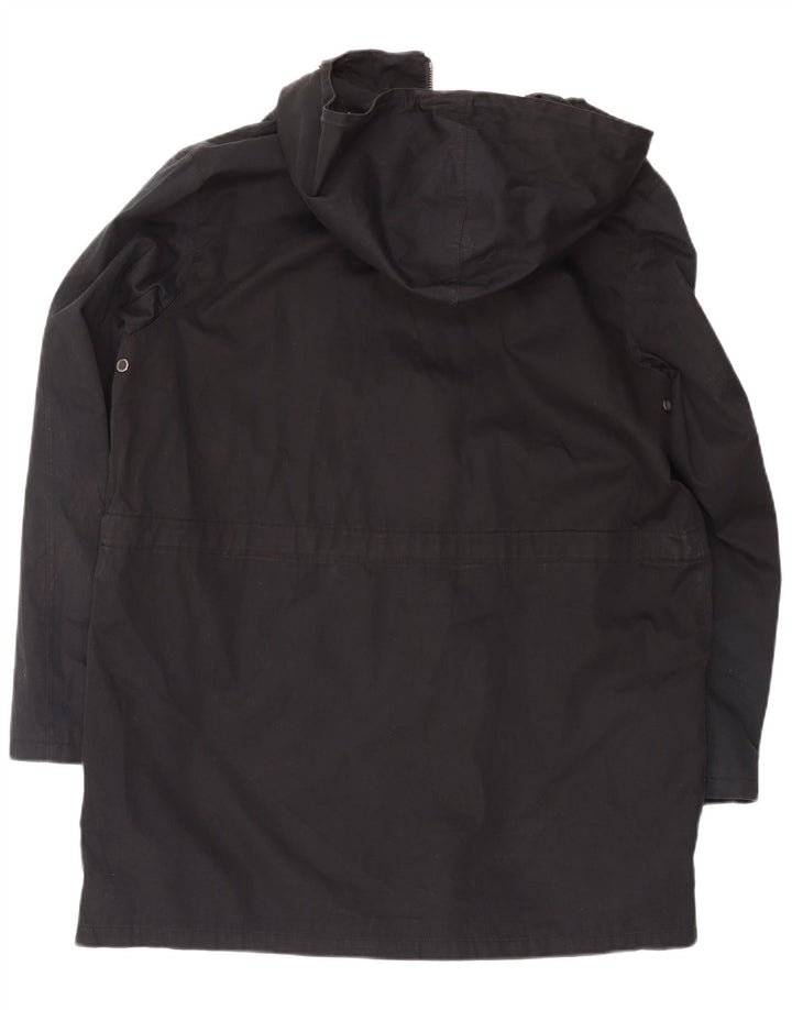 Paul Smith Herren-Regenmantel mit Kapuze, UK 38, mittelschwarz