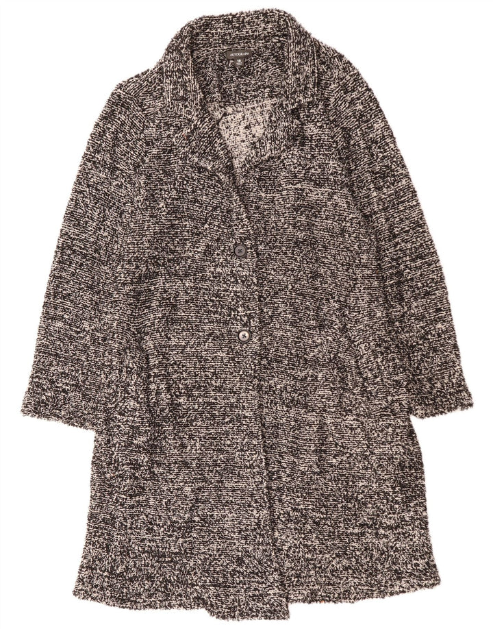 Marks & SPENCER Womens Autograph Übergroßer Mantel UK 18 XL Grau meliert