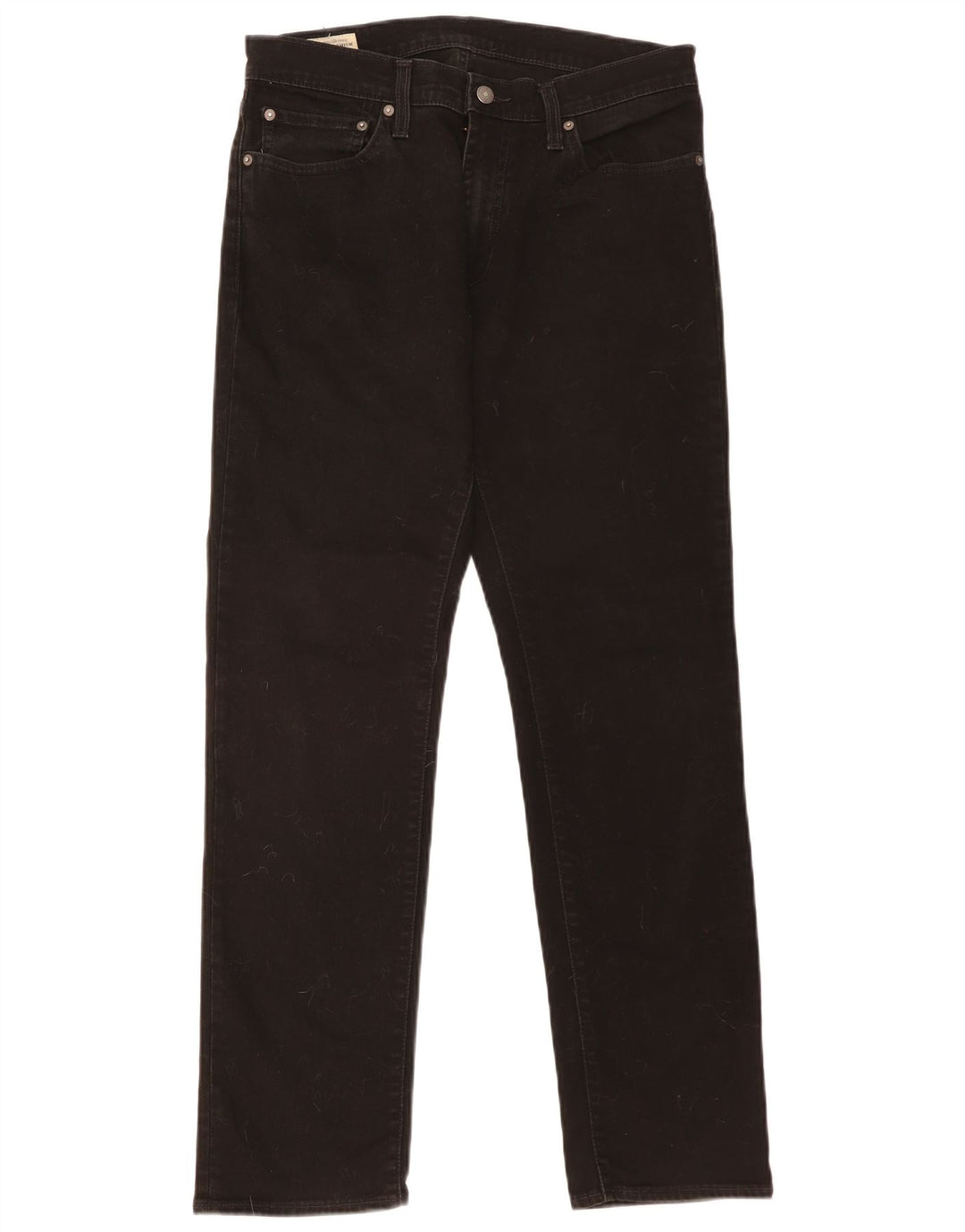 Levi's Herren 511 Slim Jeans W32 L32 schwarze Baumwolle