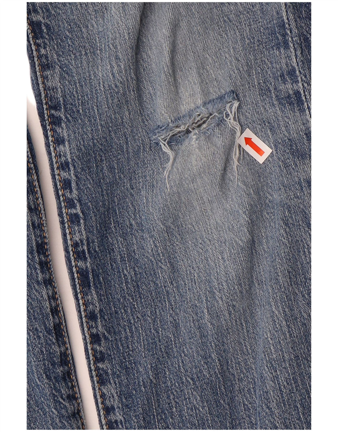 Levi's Herren 511 Distressed Slim Jeans W32 L32 Blaue Baumwolle