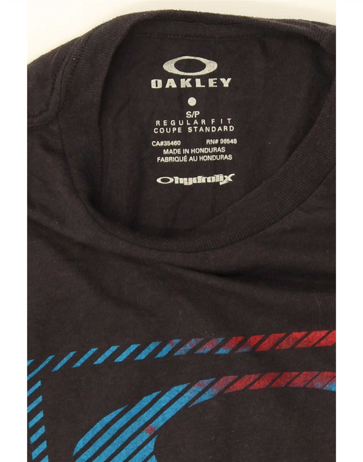 Oakley Herren-T-Shirt mit normaler Passform, Grafik, Größe S, Schwarz