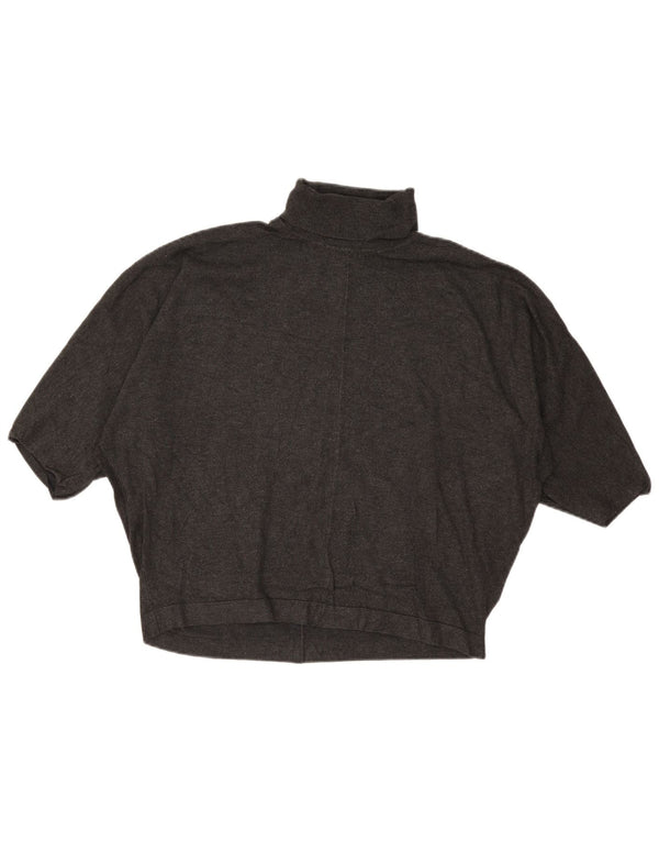 Phase Eight Damen Crop Rollkragenpullover Pullover UK 14 Large Grau