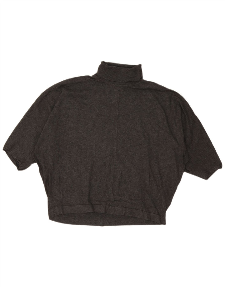 Phase Eight Damen Crop Rollkragenpullover Pullover UK 14 Large Grau
