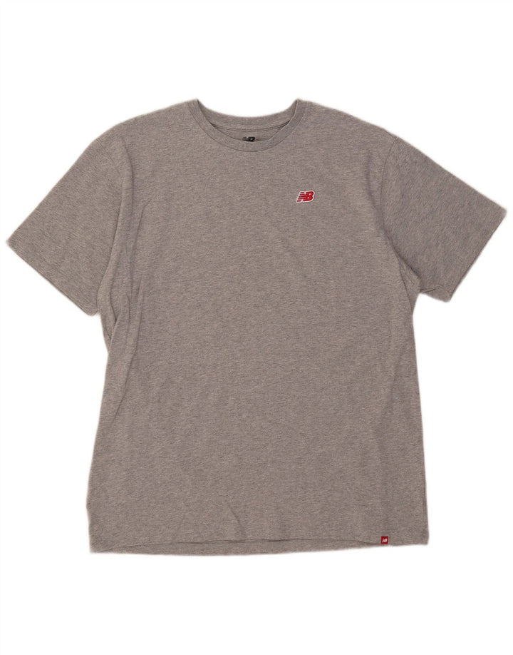 New Balance Herren T-Shirt Top XL Grau meliert