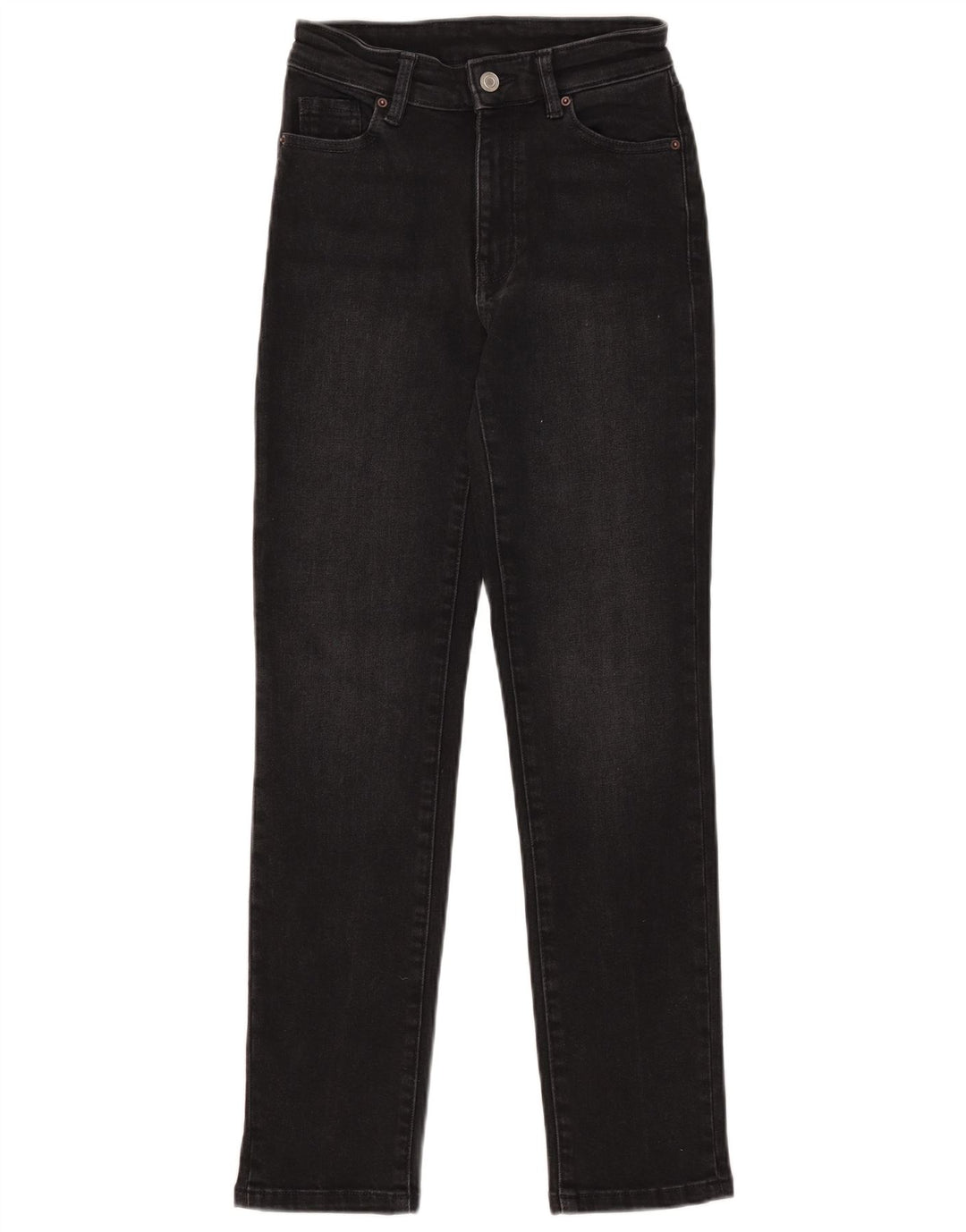 Massimo Dutti Damen Slim Jeans EU 34 2XS W24 L28 Schwarz