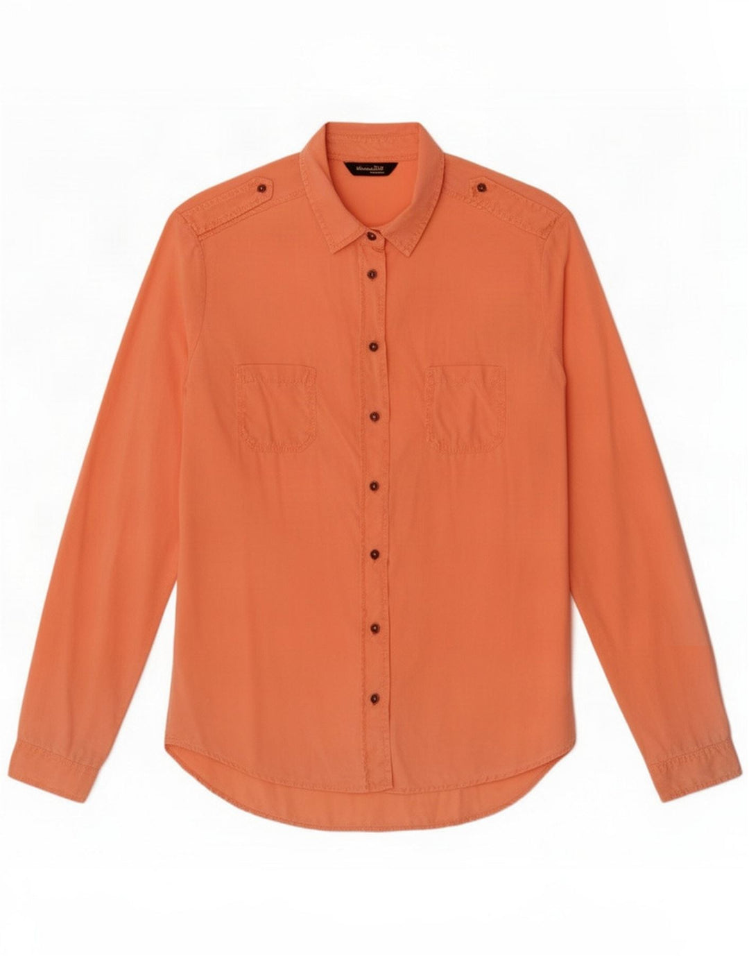 Massimo Dutti Damen-Shirt EU 38 Small Orange