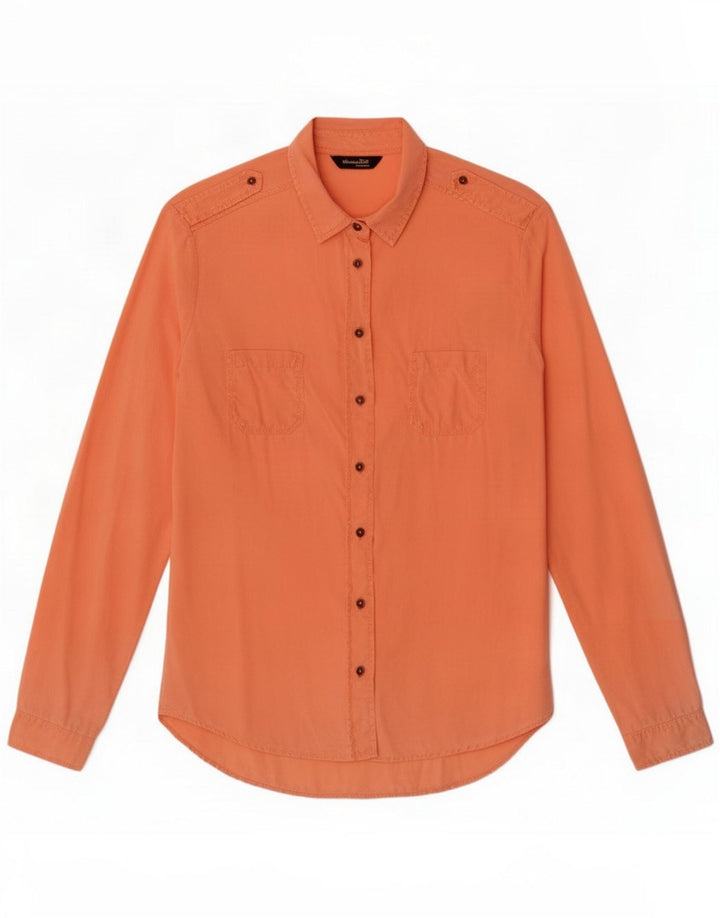 Massimo Dutti Damen-Shirt EU 38 Small Orange