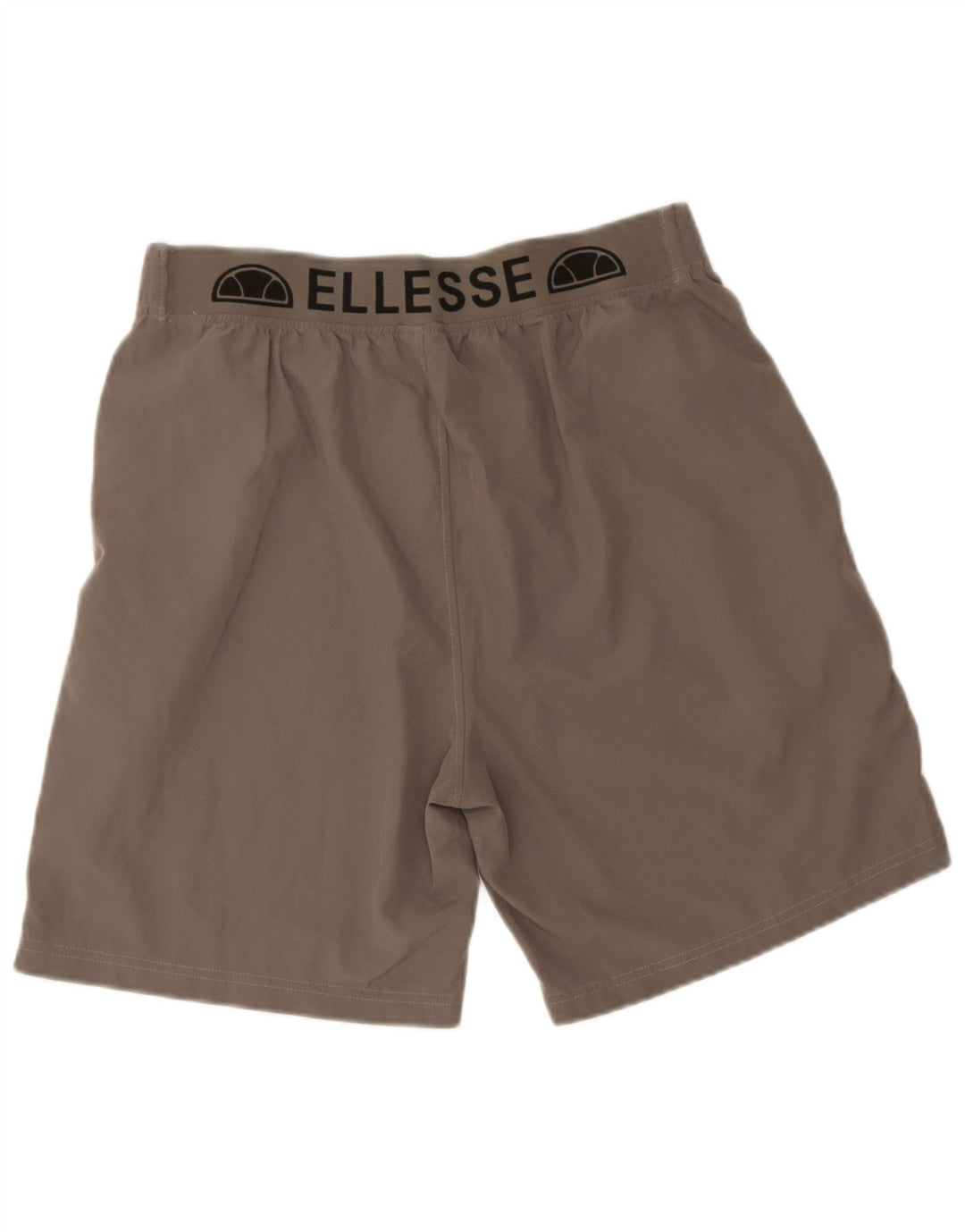 Ellesse Herren-Sportshorts mit Grafik, groß, graues Polyester