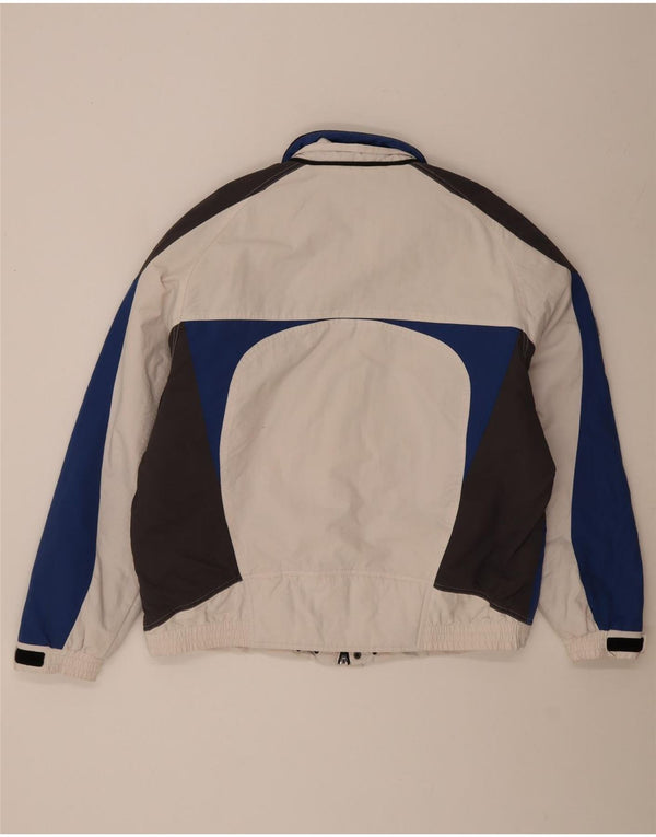 MC Kee's Herren-Skijacke UK 42 XL Weißes Colourblock-Nylon